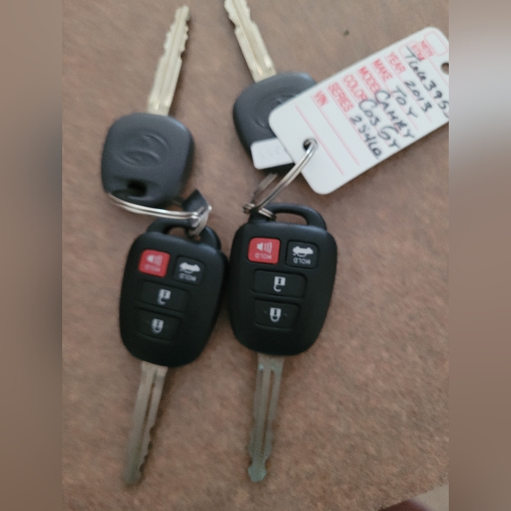 2013 Toyota Car Keys